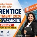 Bank of baroda apprentice recruitment 2026: final reminder to apply for 5,000 vacancies before june 8