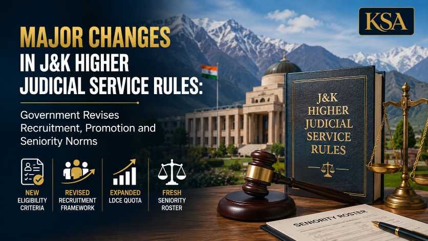 Home 3 Major changes in j&k higher judicial service rules: government revises recruitment, promotion and seniority norms