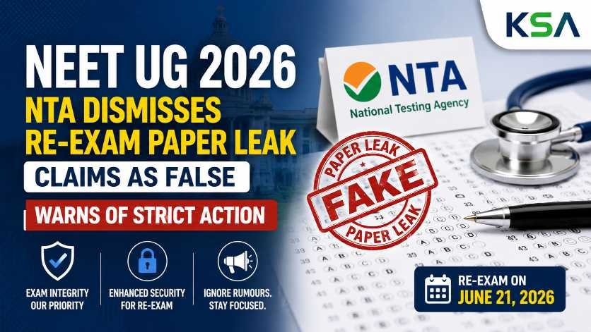 Neet ug 2026: nta dismisses claims of re-exam paper leak, warns of strict action
